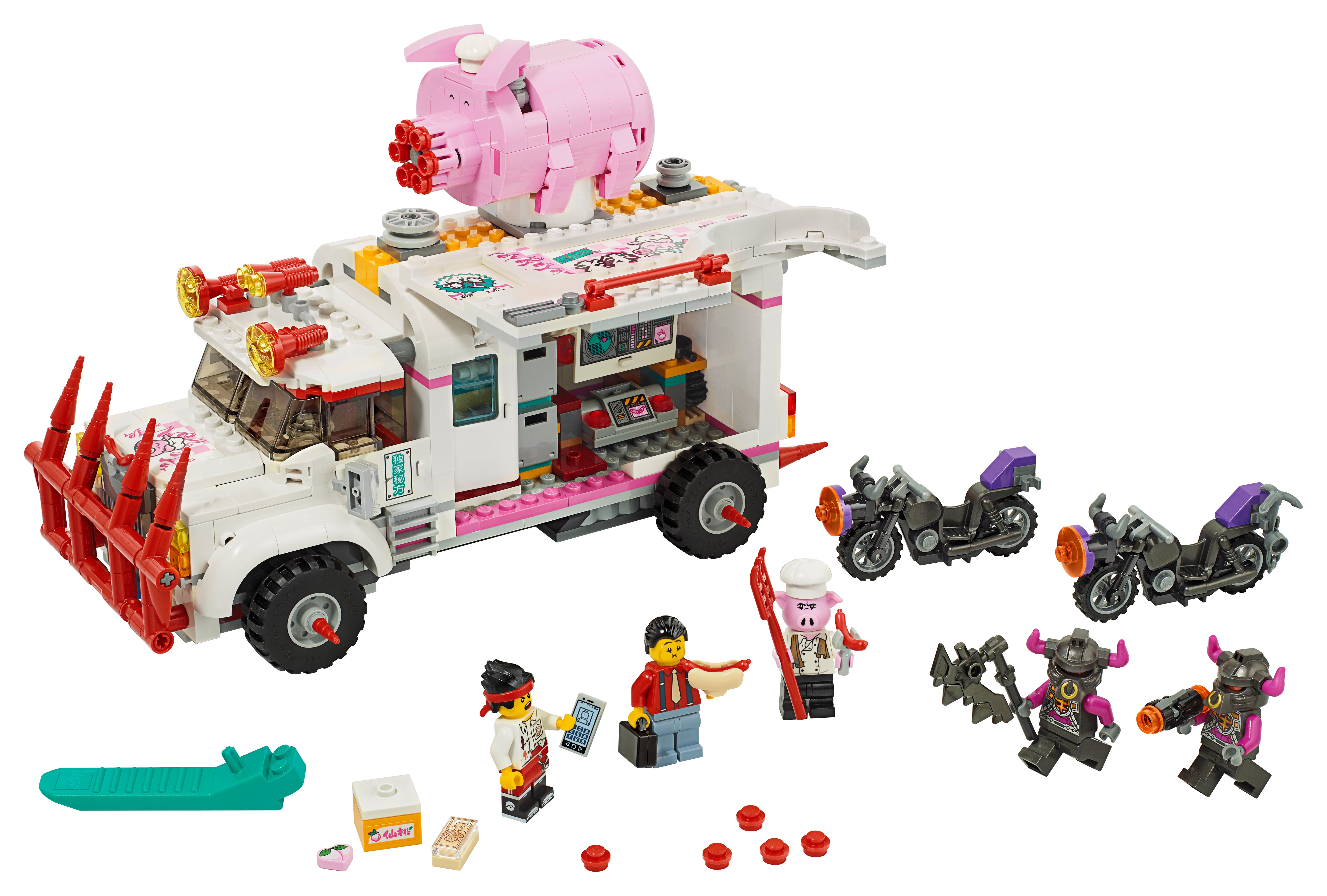 LEGO Mini Figure Snort with Weapons Monkie Kid Pigsy's Food Truck set 80009 New 